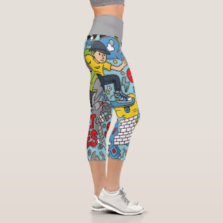 Street atmosphere capri leggings