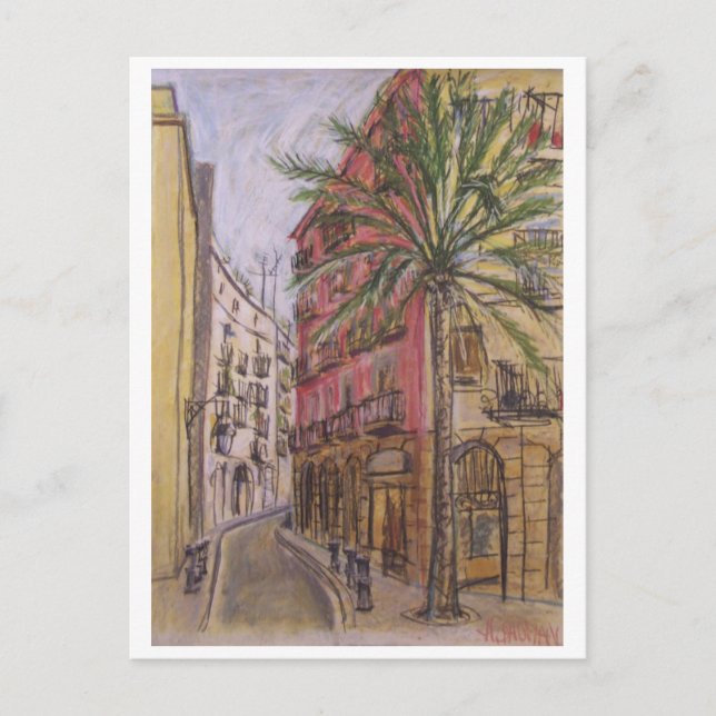 Street Barcelona Postcard (Front)