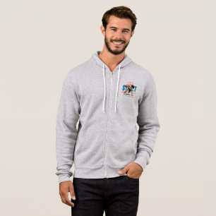 Street Basketball Men's Full-zip Hoodie