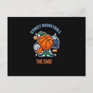 Street Basketball Postcard