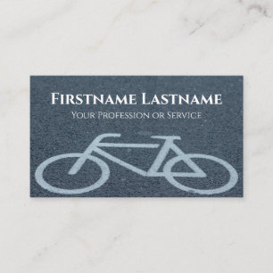 Street Bike for Bicycle Repair Shops Bike Repair Business Card