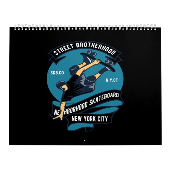 street brotherhood neighborhood skateboard calendar (Cover)