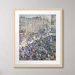 Street Carnival, Paris Nikolai Tarkhov Framed Art