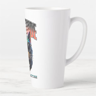Street Cat Attitude – Funny Sarcastic Kitty Latte Mug