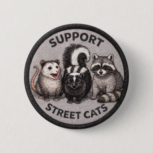 Street Cats Button