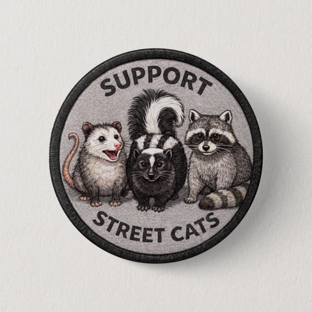 Street Cats Button (Front)