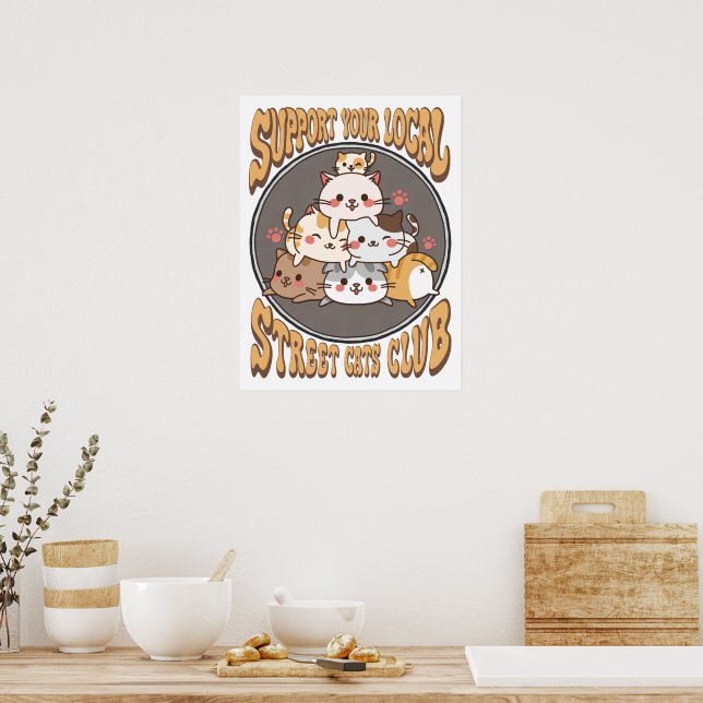Street cats club poster (Kitchen)