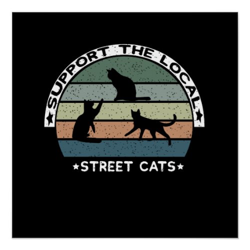 Street Cats Poster
