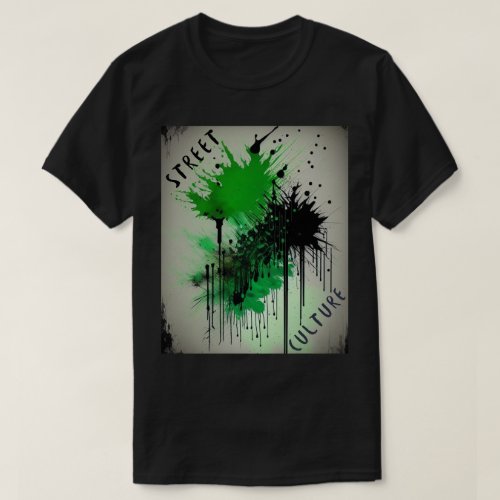 Street Culture Grunge Style T_Shirt
