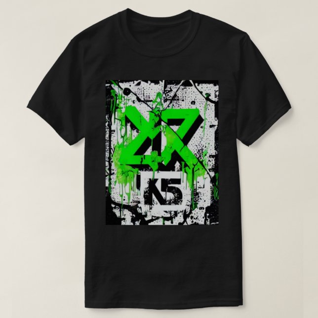 Street Culture Grunge Style T-Shirt (Design Front)