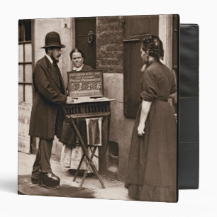 Street Doctor, 1876-77 (woodburytype) 3 Ring Binder