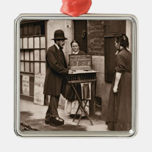 Street Doctor, 1876-77 (woodburytype) Metal Ornament