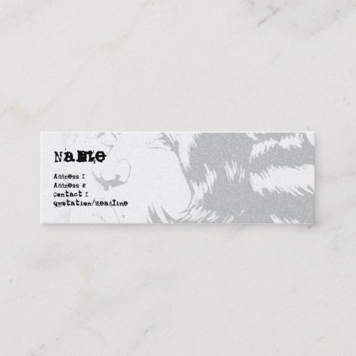 Customizable STREET DRAWING 1 BUSINESS CARD TEMPLATES