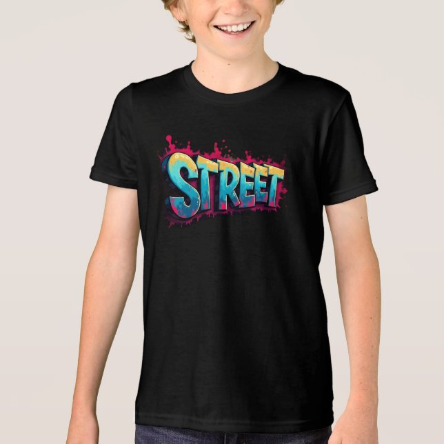 “Street Dreams” “City Speaks” “Urban Pulse” “Concr Tri-Blend Shirt (Front)