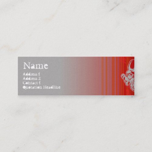 STREET FACES red Business Cards