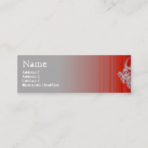 Customizable STREET FACES red Business Cards