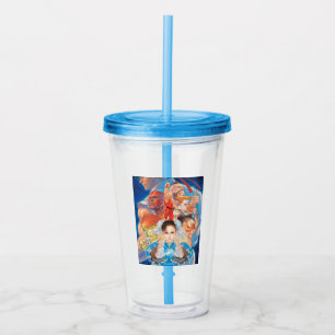 Street Fighter 2 Chun-Li Group Acrylic Tumbler