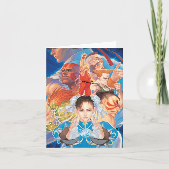 Street Fighter 2 Chun-Li Group Card (Front)