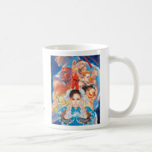 Street Fighter 2 Chun-Li Group Coffee Mug
