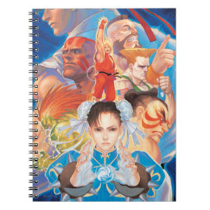 Street Fighter 2 Chun-Li Group Notebook