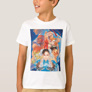 Street Fighter 2 Chun-Li Group T-Shirt