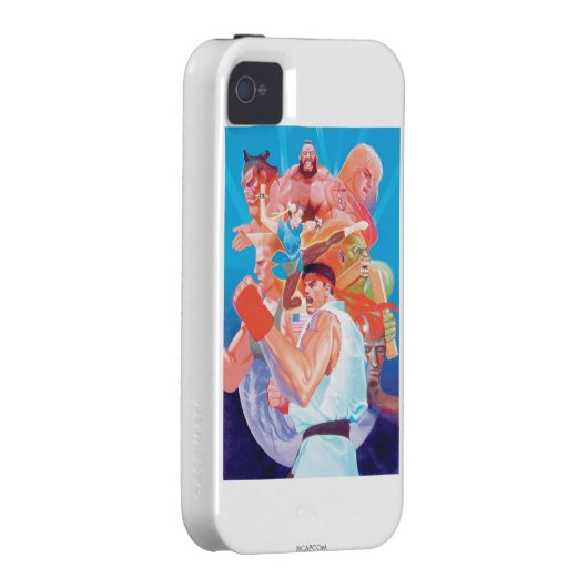 Street Fighter 2 Ryu Group Case-Mate iPhone Case (Back/Right)