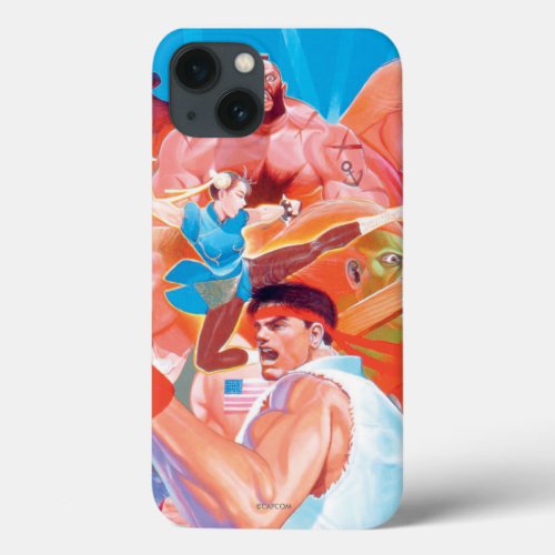 Street Fighter 2 Ryu Group iPhone 13 Case