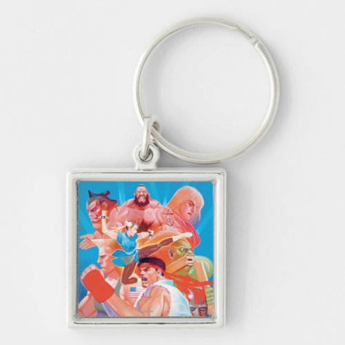 Street Fighter 2 Ryu Group Keychain