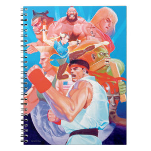 Street Fighter 2 Ryu Group Notebook