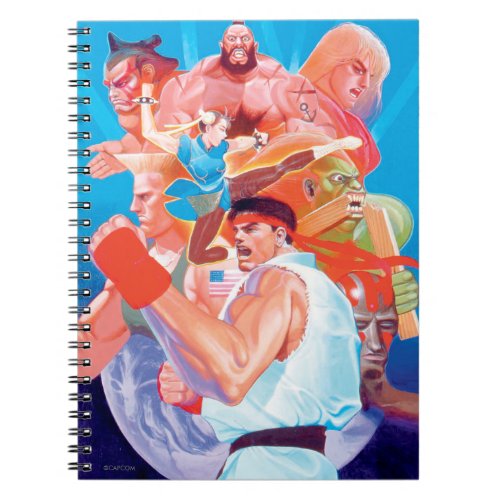 Street Fighter 2 Ryu Group Notebook