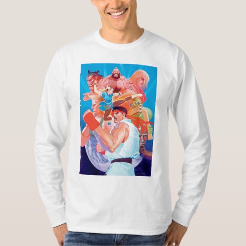 Street Fighter 2 Ryu Group T_Shirt