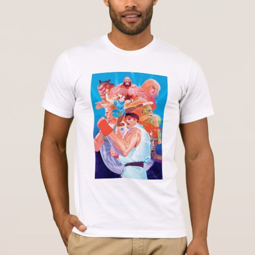 Street Fighter 2 Ryu Group T_Shirt