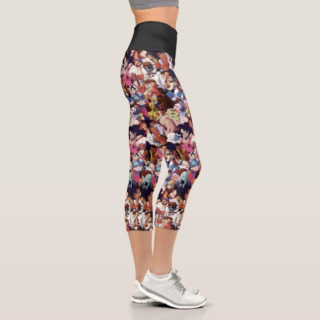Street Fighter 3 Third Strike Cast Capri Leggings (Right)