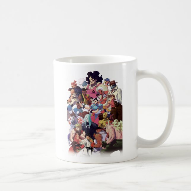 Street Fighter 3 Third Strike Cast Coffee Mug (Right)