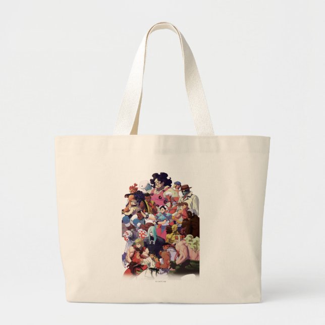 Street Fighter 3 Third Strike Cast Large Tote Bag (Front)