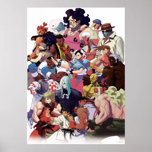 Street Fighter 3 Third Strike Cast Poster | Zazzle