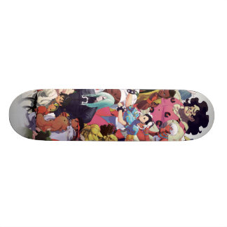 Street Fighter 3 Third Strike Cast Skateboard Deck