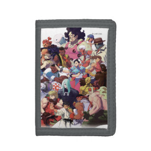 Street Fighter 3 Third Strike Cast Tri-fold Wallet