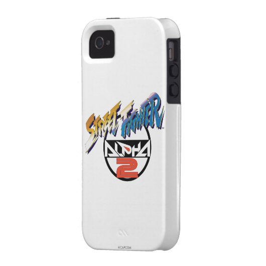 Street Fighter Alpha 2 Logo 2 Case-Mate iPhone Case (Back Left)