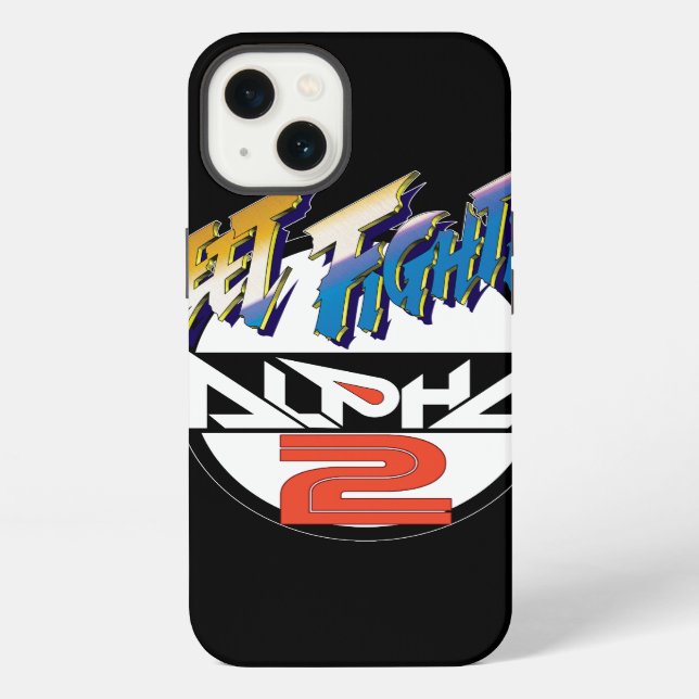 Street Fighter Alpha 2 Logo Iphone Case (Back)