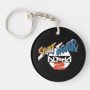 Street Fighter Alpha 2 Logo Keychain