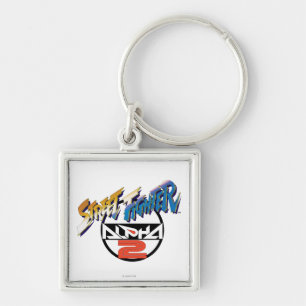Street Fighter Alpha 2 Logo Keychain