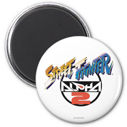 Street Fighter Alpha 2 Logo Magnet