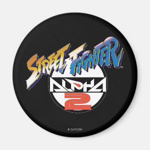Street Fighter Alpha 2 Logo Magnet