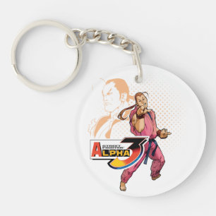 Street Fighter Alpha 3 Dan 2 Keychain