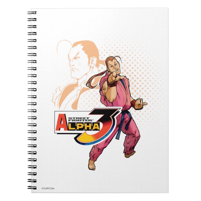 Street Fighter Alpha 3 Dan 2 Notebook (Front)