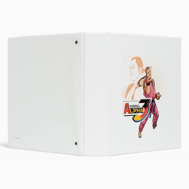 Street Fighter Alpha 3 Dan 3 Ring Binder (Background)