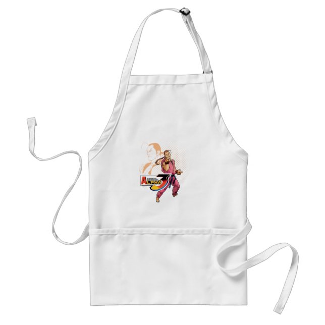 Street Fighter Alpha 3 Dan Adult Apron (Front)