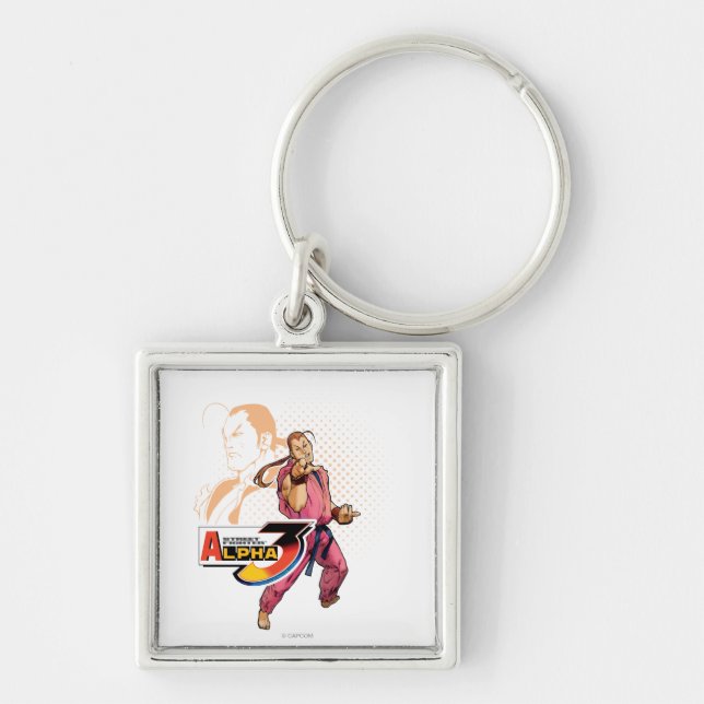 Street Fighter Alpha 3 Dan Keychain (Front)