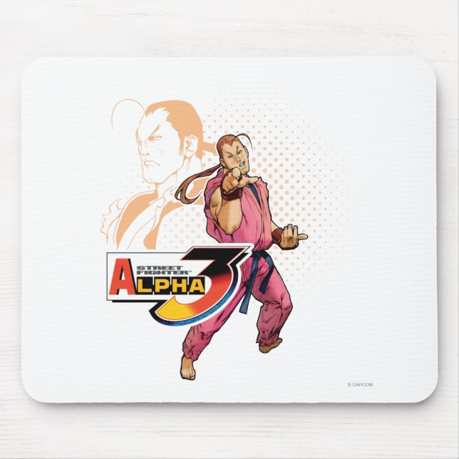 Street Fighter Alpha 3 Dan Mouse Pad (Front)